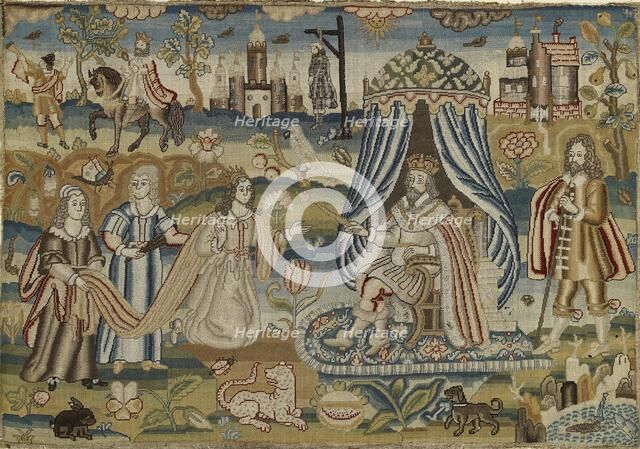 Esther and Ahasuerus, mid to late 17th century. Artist: Unknown.