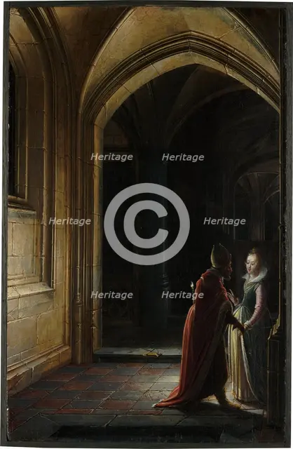 Esther and Mordecai, 1616. Creator: Hendrik van Steenwyck II.