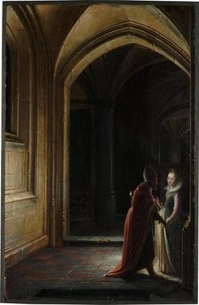 Esther and Mordecai, 1616. Creator: Hendrik van Steenwyck II