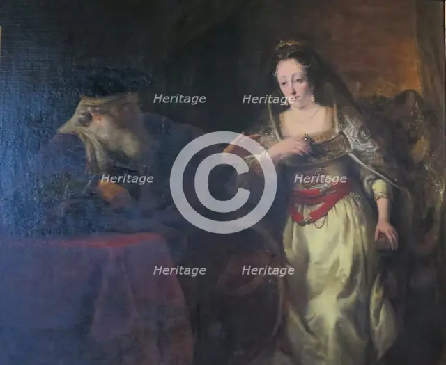 Esther and Mordecai, 1654. Creator: Ferdinand Bol.