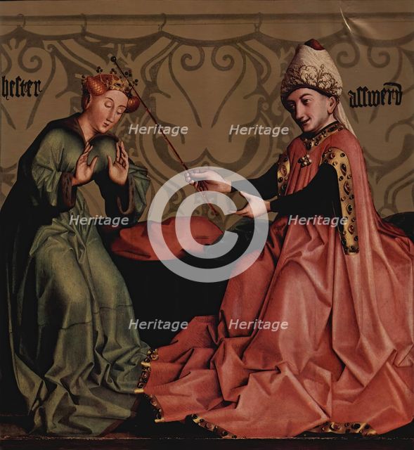 Esther before Ahasuerus, 1435. Creator: Konrad Witz.