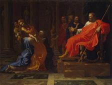 Esther before Ahasuerus, 1655. Creator: Nicolas Poussin
