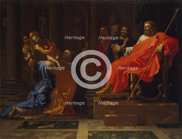 Esther before Ahasuerus, 1655. Creator: Nicolas Poussin.