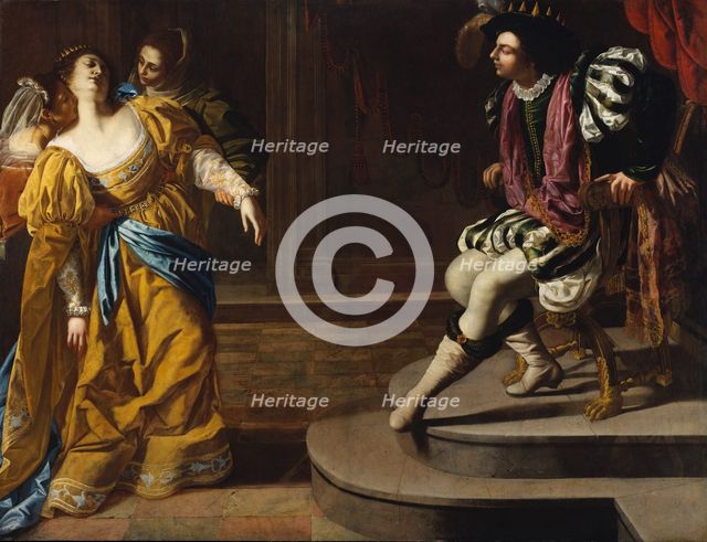 Esther before Ahasuerus. Creator: Artemisia Gentileschi.