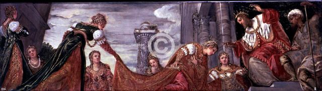  'Esther before Ahasuerus' by Jacopo Robusti Tintoretto.