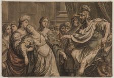 Esther Before Ahasuerus, late 17th century. Creator: Louis Chéron