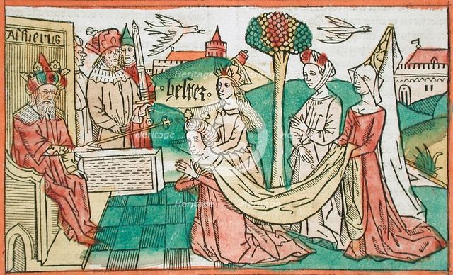 Esther Before King Ahasureus, c1470. Creator: Unknown.