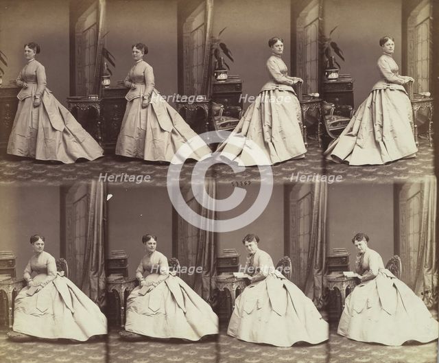 Esther David, 1866. Creator: André-Adolphe-Eugène Disdéri.