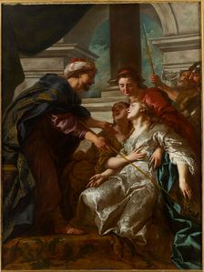 Esther fainting before Ahasuerus, 1730