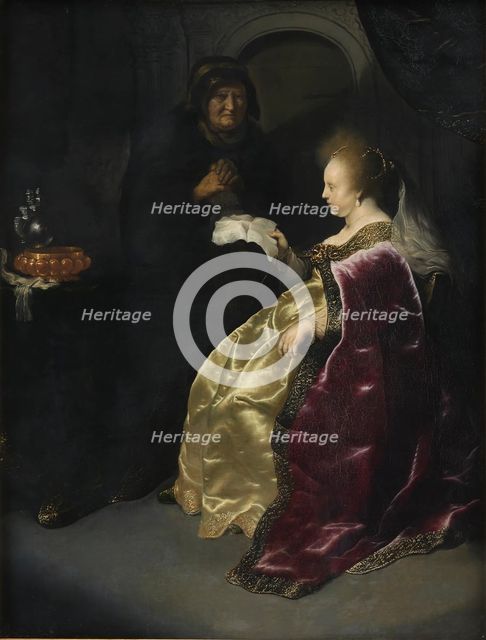 Esther reading Haman's Decree of the Extermination of the Jews, 1630-1639. Creators: Salomon Koninck, Rembrandt Harmensz van Rijn, Jan Lievens.