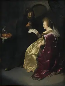 Esther reading Haman's Decree of the Extermination of the Jews, 1630-1639. Creators: Salomon Koninck, Rembrandt Harmensz van Rijn, Jan Lievens