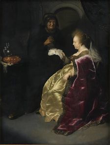 Esther reading Haman's Decree of the Extermination of the Jews, 1630-1639. Creators: Salomon Koninck, Rembrandt Harmensz van Rijn, Jan Lievens