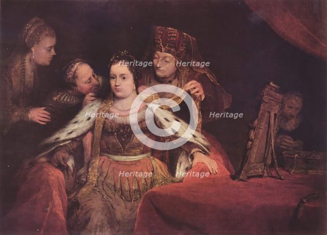 Esther's toilet, 1684. Creator: Aert de Gelder.