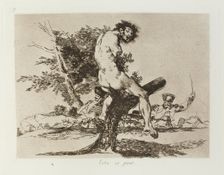 Esto es peor.; Los Desastres de la Guerra, Madrid 1863. Creator: Francisco Goya