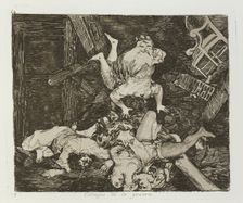 Estragos de la guerra.; Los Desastres de la Guerra, Madrid 1863. Creator: Francisco Goya