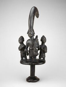 Esu Dance Staff (Ogo Elegbara), Nigeria, Mid-late 19th century. Creator: Unknown