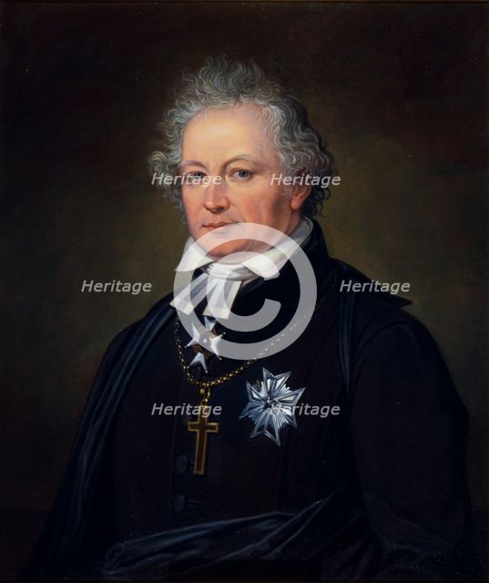 Esaias Tegnér, Swedish poet and bishop, 19th century. Creator: Johan Gustaf Sandberg.