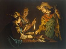 Esau and Jacob, 1640. Creator: Matthias Stomer