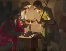 Esau selling His Birthright, 1627. Creator: Hendrick ter Brugghen