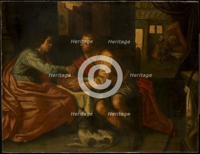 Esau selling his Birthright, after 1609. Creator: Unknown.