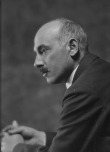 Esberg, Mr., or Mr. Melton, portrait photograph, 1915 Jan. Creator: Arnold Genthe