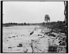 Escanaba River at Flat Rock, Mich., between 1880 and 1899. Creator: Unknown