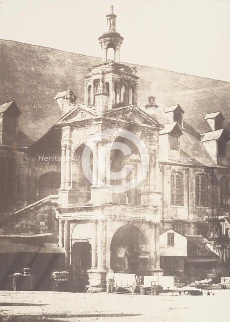 Escalier de la Basse Vieille Cour, Rouen, 1852-54. Creator: Edmond Bacot.