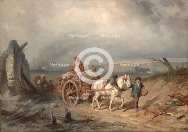 Escape, 1870. Creator: Henryk Pillati.