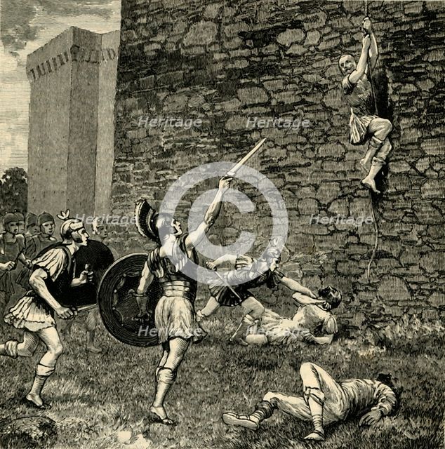'Escape of Marius the Younger at Praeneste', 1890.   Creator: Unknown.