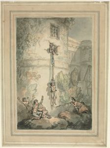 Escape of French Prisoners. Creator: Thomas Rowlandson (British, 1756-1827)