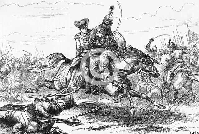 'Escape of Lieutenant Goreham', c1891. Creator: James Grant.