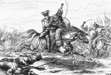 Escape of Lieutenant Goreham c1891. Creator: James Grant