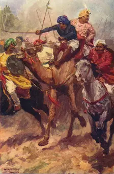 Escape of Suraja Dowla from Plassey 1757 (c1912)