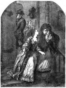 Escape of the Earl of Nithsdale from the Tower of London, 1716, (19th century)