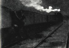 Escape by Train November 1899, (1945). Creator: John Nash