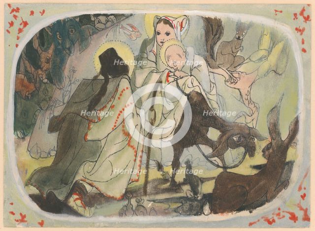 Escape to Egypt, 1940-1944. Creator: Ján Novák.