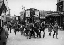 Escort party, c1910s(?). Creator: Unknown