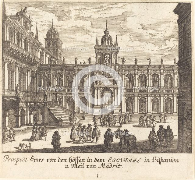 Escorial, Spain, 1681. Creator: Melchior Küsel.