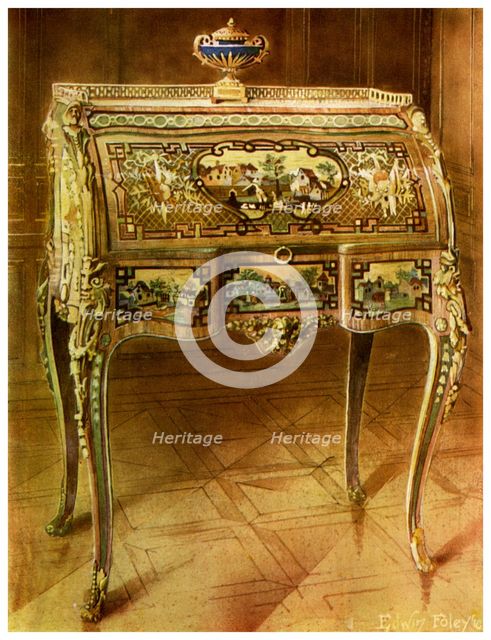 Escritoire a toilette, French, Victoria and Albert Museum, London, 1911-1912.Artist: Edwin Foley