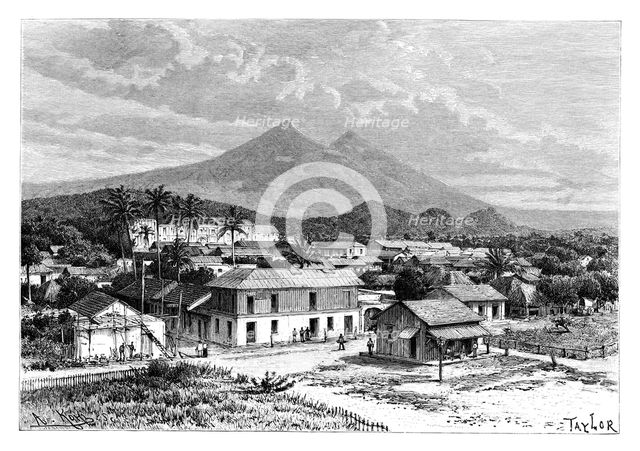 Escuintla, Guatemala, c1890.Artist: A Kohl
