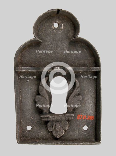 Escutcheon Plate, European, 15th century or later. Creator: Unknown.