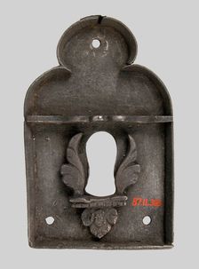 Escutcheon Plate, European, 15th century or later. Creator: Unknown
