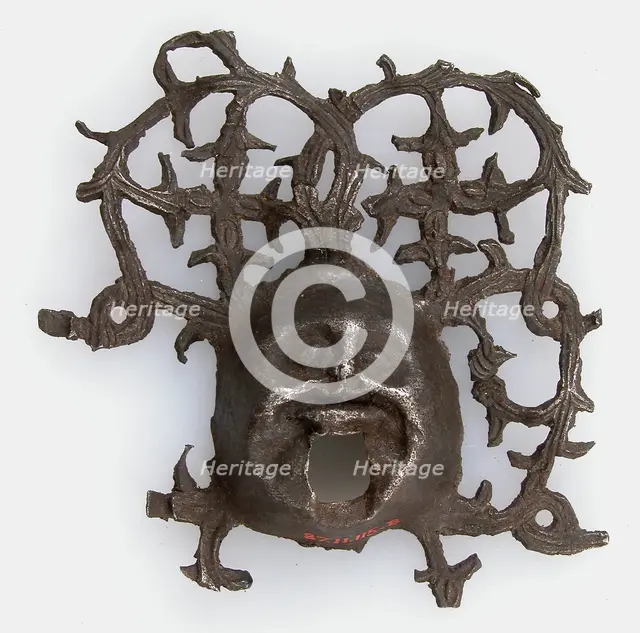 Escutcheon Plate, German, 15th century. Creator: Unknown.