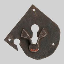 Escutcheon plate, German, 15th century. Creator: Unknown