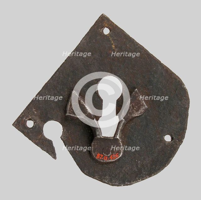 Escutcheon plate, German, 15th century. Creator: Unknown.