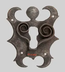 Escutcheon plate, German, 15th century. Creator: Unknown