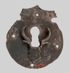Escutcheon plate, German, 16th century. Creator: Unknown