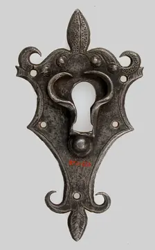 Escutcheon plate, German, 16th century. Creator: Unknown