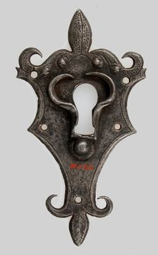 Escutcheon plate, German, 16th century. Creator: Unknown