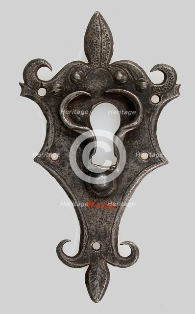 Escutcheon plate, German, 16th century. Creator: Unknown.